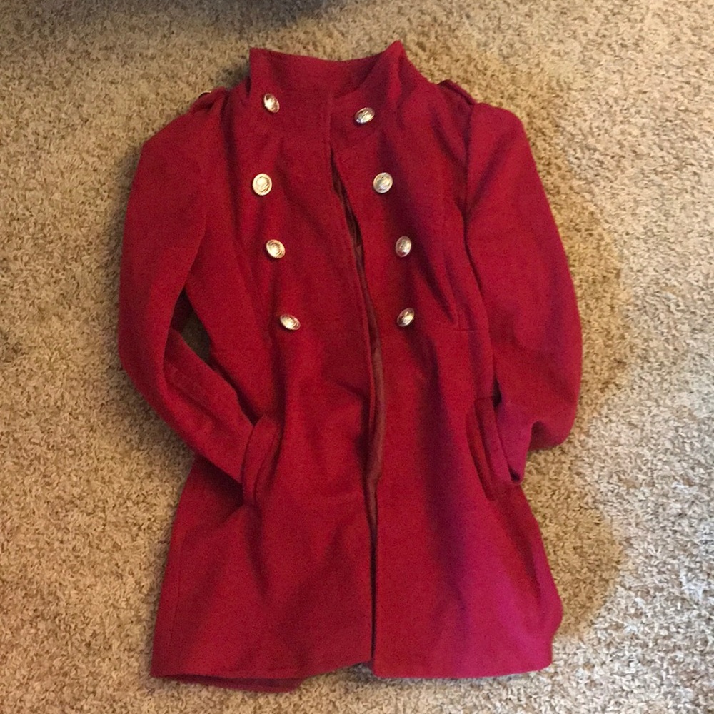 Red jacket
